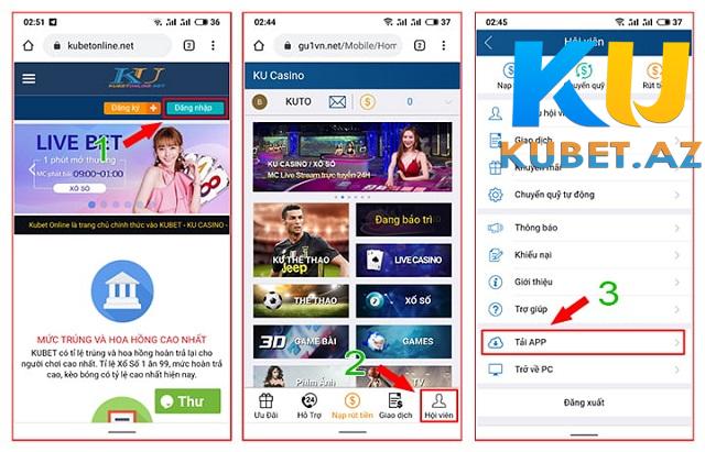 Tải app Kubet cho điện thoại iOS