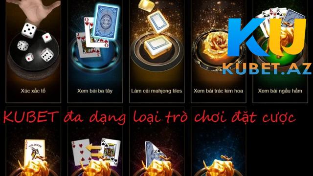 Nổ hũ Kubet đa dạng các tựa đề game slot